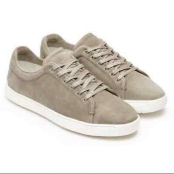 Rag & Bone Kent Lace Up Sneakees Grey Suede - Picture 5 of 9